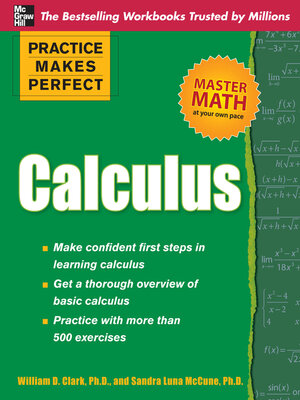 Practice Makes Perfect Calculus - ebook